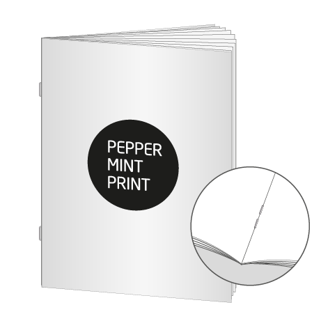 Broschüren Drahtheftung DIN A7