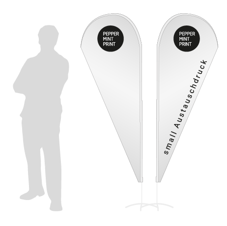 Beachflag Drop Austauschdruck | Small (210 cm) | beidseitig bedruckt