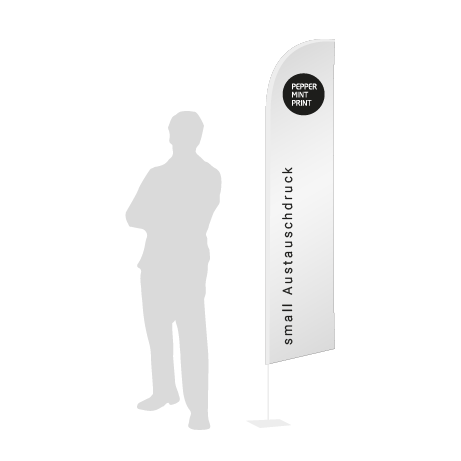 Beachflag Wind Austauschdruck | Small (260 cm) | einseitig bedruckt