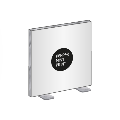 Textilspannrahmen freistehend | B 100 cm x H 200,5 cm | bedruckt