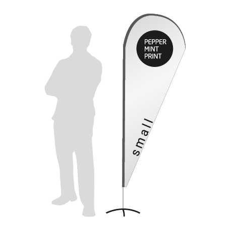 Beachflag Drop | Small (210 cm) | einseitig bedruckt