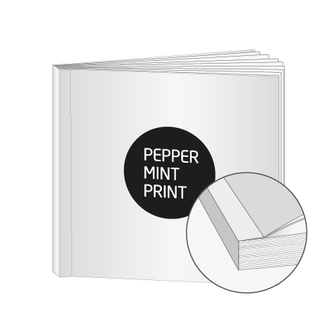 Broschüren Klebebindung Quadrat