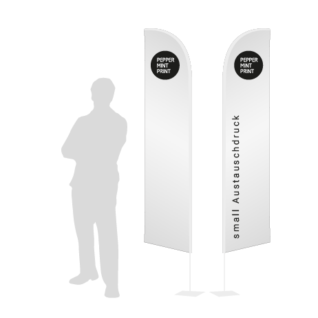 Beachflag Wind Austauschdruck | Small (260 cm) | beidseitig bedruckt