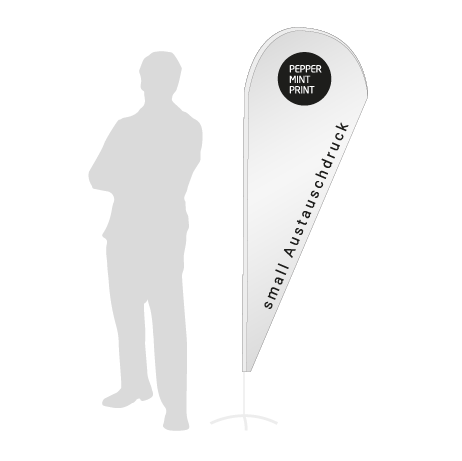 Beachflag Drop Austauschdruck | Small (210 cm) | einseitig bedruckt