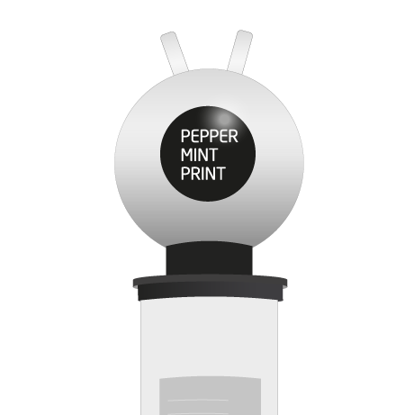 Aufblasbarer Hüpfball als Sonderproduktion