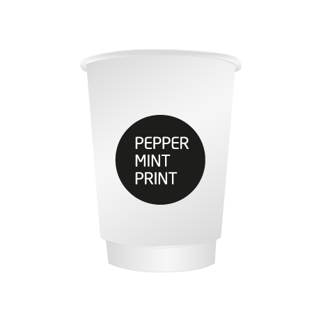 Pappbecher BIO | 400 ml doppelwandig | rundum bedruckt