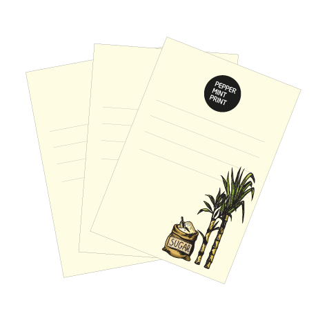 Briefpapier aus Zuckerrohr | DIN A4 | einseitig bedruckt