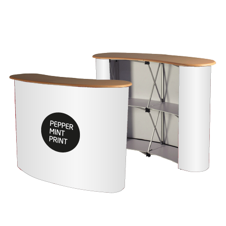 Messetheke Pop-Up | 2x2 | einseitig bedruckt