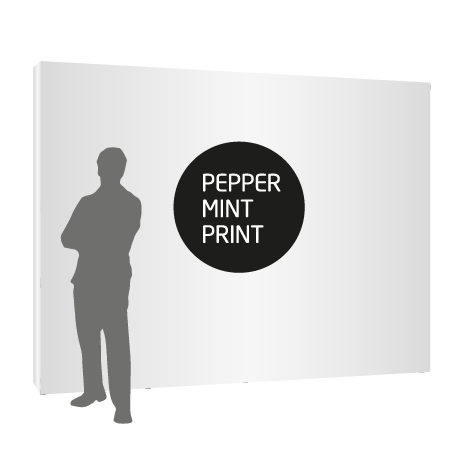 Textilfaltwand | 4 x 3 Felder gerade | einseitig bedruckt