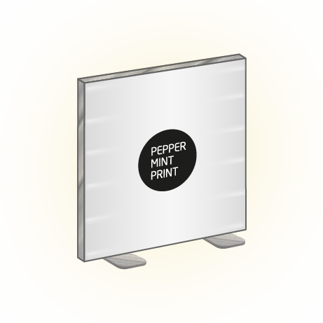 Textilspannrahmen LED freistehend | B 100 cm x H 200,5 cm | bedruckt