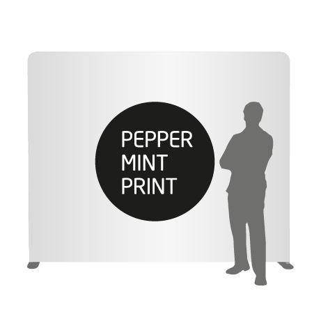 Textilwand ALU | 240er gerade | einseitig bedruckt