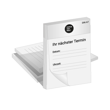 Terminblock | DIN A7 | bedruckt